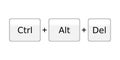 Control Alt Delete system restart shortcut