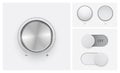 Control buttons set Royalty Free Stock Photo
