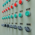 control cabinet industry Royalty Free Stock Photo