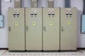 The Control cabinets - All industrial and manufacturers Royalty Free Stock Photo