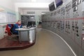 Control center of Narvskaya HPP Royalty Free Stock Photo