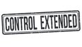 Control extended sign or stamp