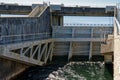 The Control Gates for controlling the flow of water between Lake Te Anau and Lake Manapouri