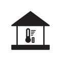 Control home temperature icon sign symbol vector Royalty Free Stock Photo