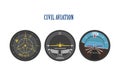 Control Indicators Of Aircraft And Helicopters. The Instrument P
