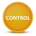 Control luxurious glossy yellow round button abstract Royalty Free Stock Photo