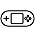 Control pad Isolated Vector Icon which can easily modify or edit Royalty Free Stock Photo