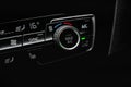 Control panel car air conditioner dashboard in a modern car. Royalty Free Stock Photo