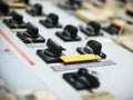 Control panel at Chernobyl Nuclear Power Plant Royalty Free Stock Photo