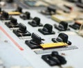 Control panel at Chernobyl Nuclear Power Plant Royalty Free Stock Photo