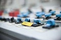 Control panel at Chernobyl Nuclear Power Plant Royalty Free Stock Photo