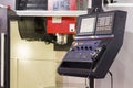 Control panel of cnc machining center