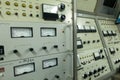 Control Panel of a Cyclotron Particle Accelerator