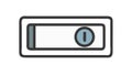 Control Panel Icon: Settings Interface Device Symbol Vector, vector design Generative AI Royalty Free Stock Photo