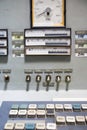 Control panel of the industrial plant Royalty Free Stock Photo