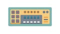 Control Panel Keyboard, Data Input Interface, vector design Generative AI Royalty Free Stock Photo