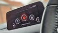Control panel in Mazda CX5 Royalty Free Stock Photo
