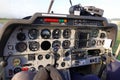 Control panel of Robin DR400 aircraft Royalty Free Stock Photo
