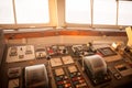 Control panel of a ship Royalty Free Stock Photo
