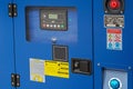 Control panel of stationary electric diesel generator Royalty Free Stock Photo