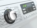 Control panel of washing machine.
