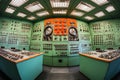 Control panels of a nuclear power plant