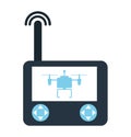 control remote drone isolated icon design