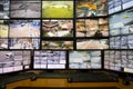 City surveillance control center Royalty Free Stock Photo