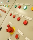 Control room of a extra large cargo ship.