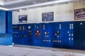 Control room in the historic Reading A Power Station, Tel-Aviv Royalty Free Stock Photo