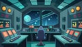 The control room is a hub of advanced technology with computer monitors and control panels that wouldnt look out of Royalty Free Stock Photo