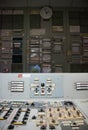 Control room of the nuclear power plant Royalty Free Stock Photo