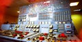 Control room of an power generation plant Royalty Free Stock Photo