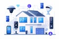 Control systems in urban monitoring deter unauthorized access, preventing security breaches with camcorder oversight and extensive
