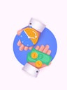 Control time, freedom or efficient time management. time management with planning tasks schedule, finish work and assignments on
