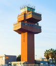Control Tower airport. Barcelona, Spain Royalty Free Stock Photo