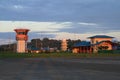 Control tower at airport in Sorong