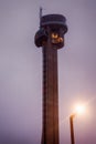 Control tower at International Airport Oslo Gardemoen, Norway Royalty Free Stock Photo