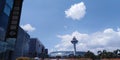 Control tower and Jewel Changi Airport Royalty Free Stock Photo