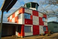 Control tower of the old Bonames airfield, Frankfurt am Main