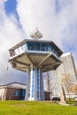 Control traffic tower in Travemuende, Baltic Sea, Germany