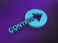 control word on purple