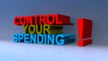 Control your spending on blue