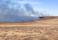 Controlled burning of wild heather