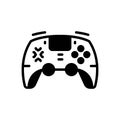 Black solid icon for Controllers, game and controller and joypad