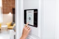 Controlling home ventilation with a digital touch screen panel