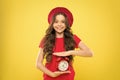 Controlling personal time. Everything is under control. Define own rhythm of life. Schedule and time. Set up alarm clock