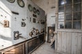 controlroom in abandoned factory Royalty Free Stock Photo