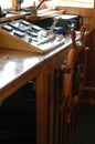Controls of boat Royalty Free Stock Photo