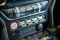 Controls of Ford Mustang at the Singapore Motorshow 2015